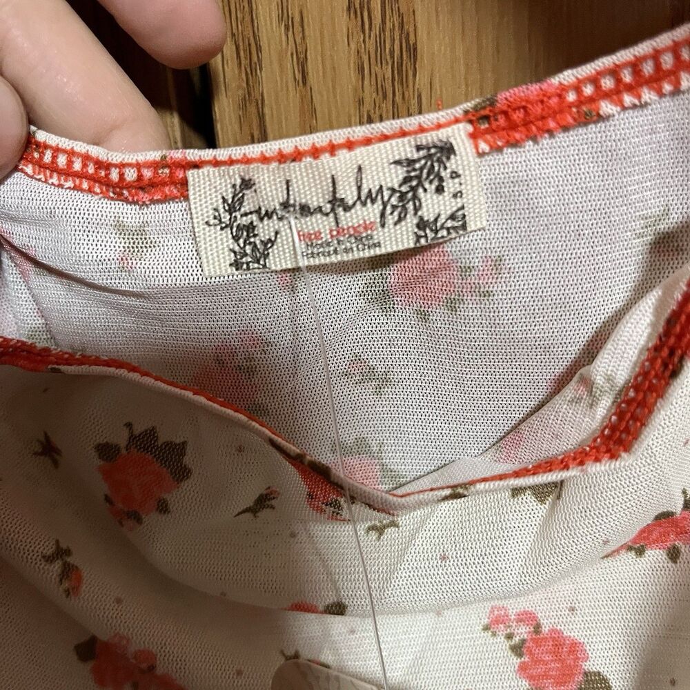 NWT Free People Suddenly Fine Maxi Slip Dress Women’s Small Red - Picture 4 of 8